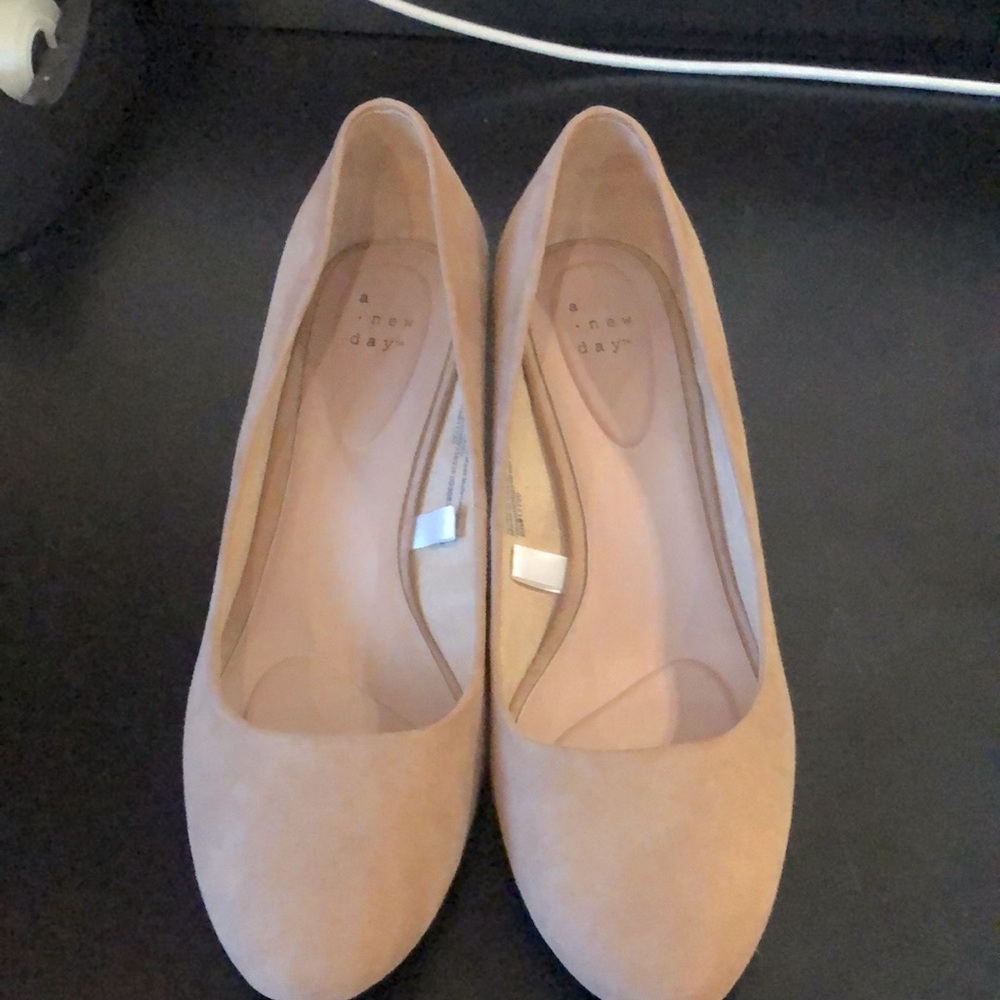 Target A New Day camel wedge heels